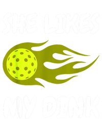 Funny She Likes My Dink Pickleball Couple Matching Pickleball Fan Gift Women's Fleece Hoodie