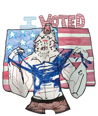 I Voted Werewolf Funny Long Sleeve Pajama Set