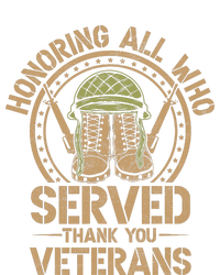 Honoring All Who Served Thank You Veterans Day Us Veteran Tall Hoodie