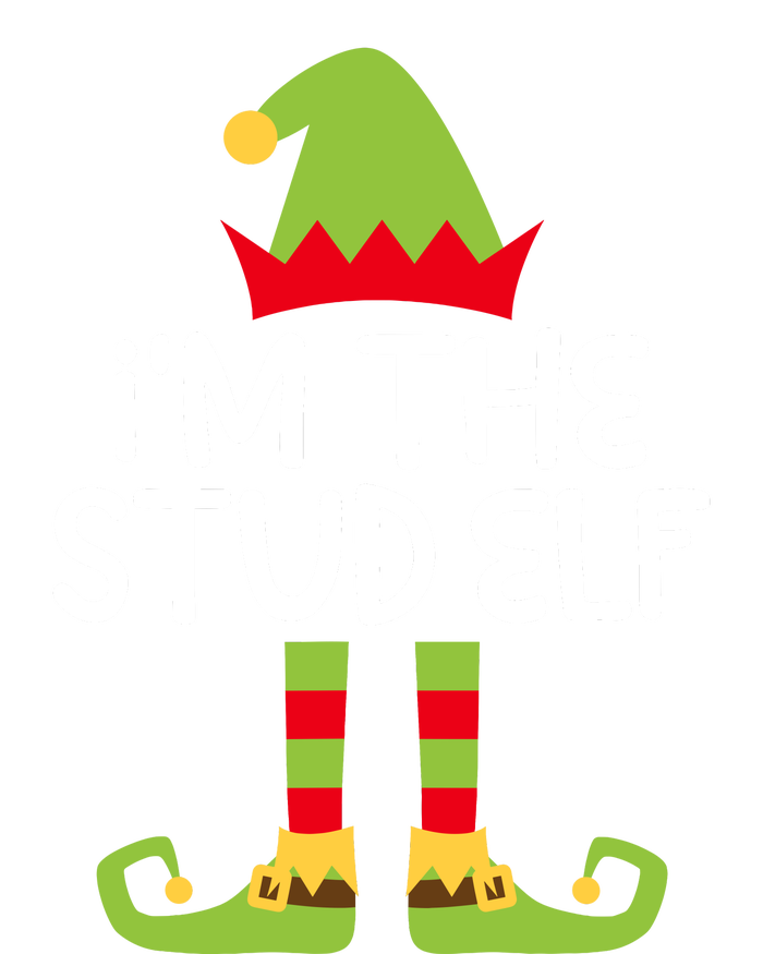 IM The Stud Elf Matching Christmas Elf Tall T-Shirt