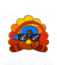 Trot Squad WeLl Get There When We Get There Thanksgiving Women's V-Neck T-Shirt