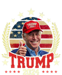 Biden Wearing Trump Red Hat Funny Trump 2024 T-Shirt