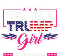 Yes Im A Trump Girl No Apologies 2024 Election Metallic Star Ornament