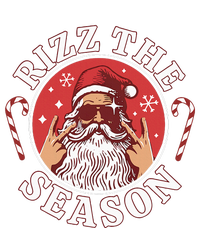 Punk Rock Retro Rizz The Season Funny Santa Clause Rizzler Snapback Five-Panel Rope Hat