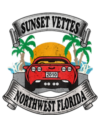 Sunset Vettes Of Northwest Florida Yupoong Adult 5-Panel Trucker Hat