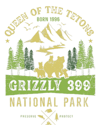 Queen Of The Tetons Grizzly 399 National Park Kids Hoodie