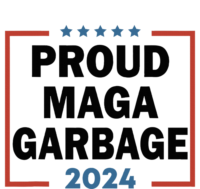 Proud Maga Garbage Proud To Be Garbage Trump Supporters Women's Crop Top Tee