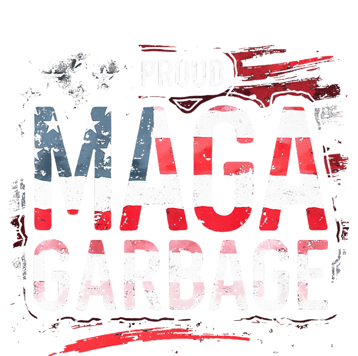 Proud Maga Garbage Premium Tie-Dye Long Sleeve Shirt