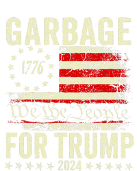 Trump 2024 Election Garbage Vote For Trump President Us Flag Women's Racerback Cropped Tank