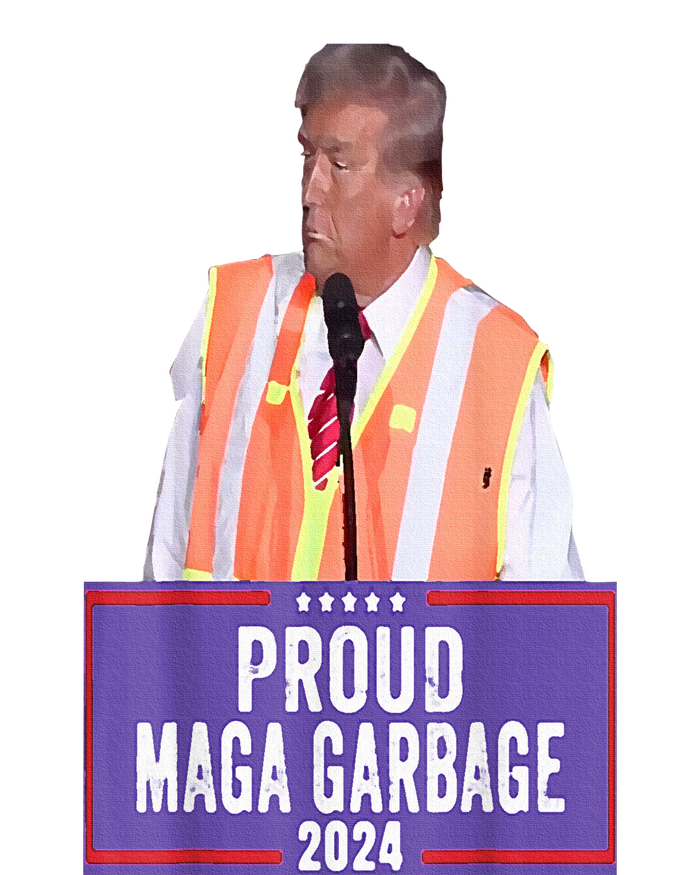 Proud Maga Garbage For Trump 2024 Trump Supporter T-Shirt