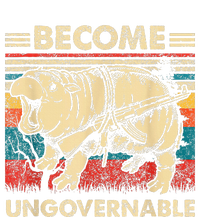 Become Ungovernable Funny Moodeng Sustainable Knit Beanie