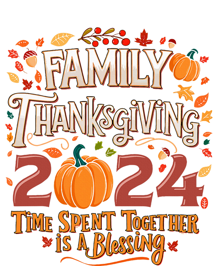 Family Thanksgiving 2024 Thanksgiving Crew Matching Group Kids Long Sleeve Shirt