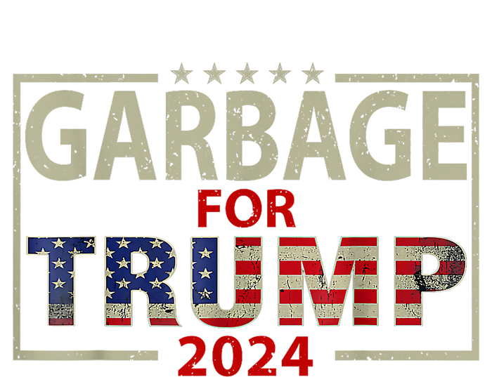 Garbage For Trump 2024 Tees Trump Supporter Design Mesh Reversible Basketball Jersey Tank