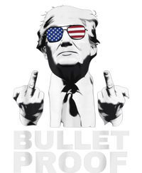 Bulletproof Trump Middle Finger Trump 2024 Patriot Zip Tote Bag