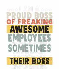 I Am A Proud Boss Of Freaking Awesome Employees Funny Boss Ladies Essential Flowy Tank