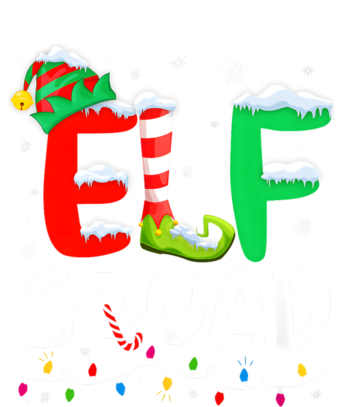 Elf Family Christmas Matching Pajamas Xmas Elf Squad Insulated Varsity Jacket