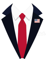 Funny Usa President Trump Suit Easy Halloween Costume Long Sleeve T-Shirt