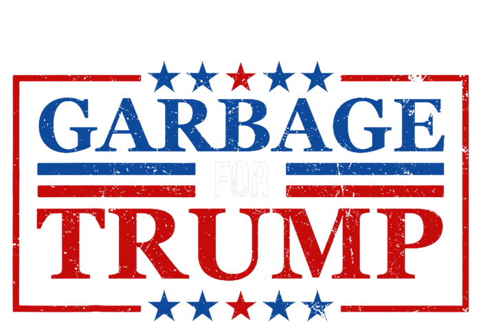 Garbage For Trump Garbage For Trump 2024 Presidential Large Microfiber Waffle Golf Towel