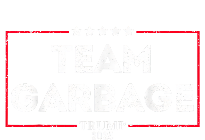 Vintage Team Garbage For Trump 2024 Women's V-Neck T-Shirt