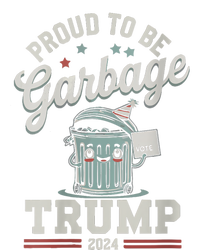 Not A Garbage Proud To Be Garbage Vote Trump Supporters Insulated Varsity Jacket