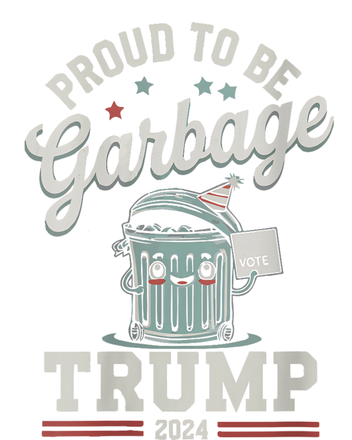 Not A Garbage Proud To Be Garbage Vote Trump Supporters Insulated Varsity Jacket