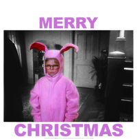 A Christmas Story Ralphie P.Ink Bunny Suit Merry Christmas Tall Hoodie