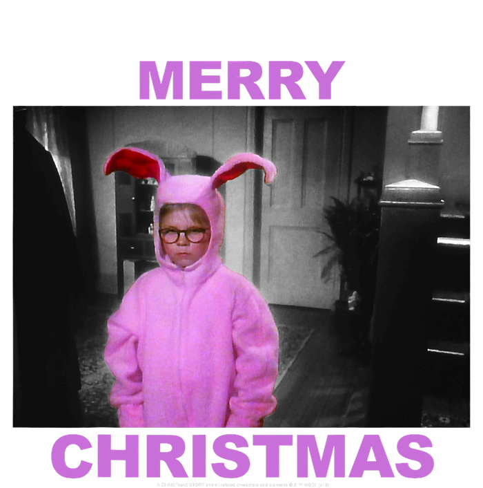 A Christmas Story Ralphie P.Ink Bunny Suit Merry Christmas Tall Hoodie