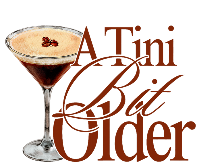 A Tini Bit Older Espresso Martini Birthday A Tiny Bit Older Wool Snapback Cap