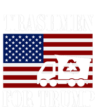 Trashmen For Trump 2024 Funny Election Garbageman Supporters Large Microfiber Waffle Golf Towel