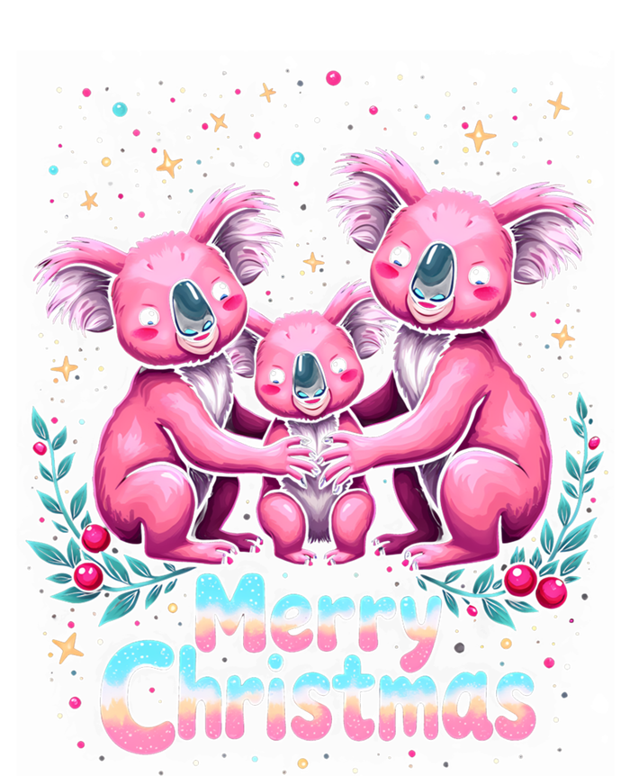 Merry Christmas Koala Bear Santa Hat Claus Animal Xmas Gift T-Shirt