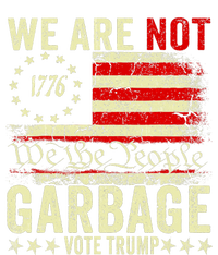 We Are Not Garbage Votetrump 2024 Trump Supporter Garbage Ceramic Star Ornament