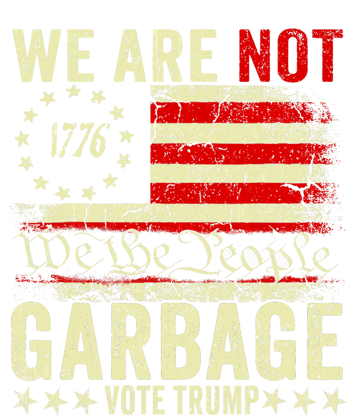 We Are Not Garbage Votetrump 2024 Trump Supporter Garbage Ceramic Star Ornament