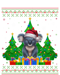 Ugly Christmas Tree Santa Hat Koala Xmas Meaningful Gift Canvas