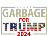 Garbage For Trump 2024 Humorous Political Design Tote Bag