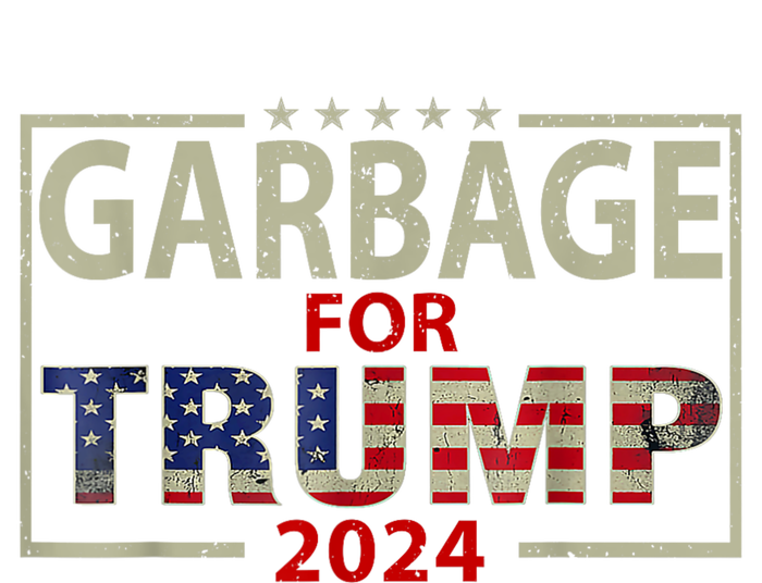 Garbage For Trump 2024 Humorous Political Design Tote Bag