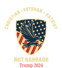 Garbage Donald Trump Maga Republican Veteran Christian Patriot T-Shirt