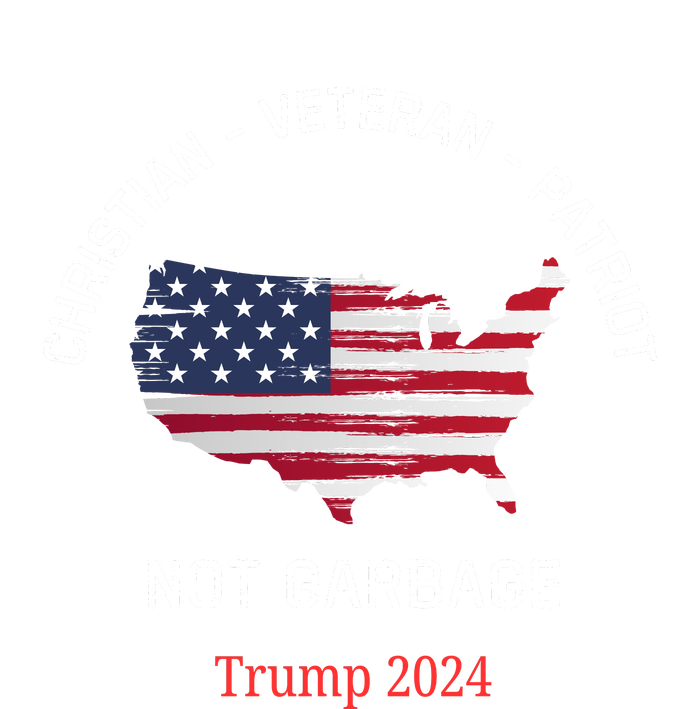 Garbage Donald Trump Maga Republican Veteran Christian Patriot T-Shirt