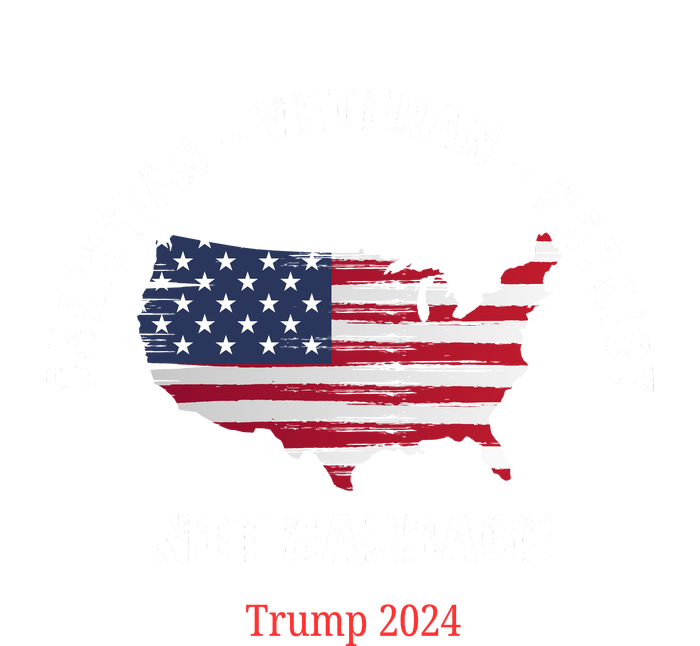 Garbage Donald Trump Maga Republican Veteran Christian Patriot T-Shirt