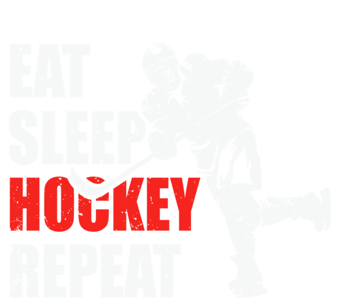 Eat Sleep Hockey Repeat Funny Gift Toddler Hoodie