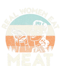 Real Women Eat Meat Funny Vintage Carnivore Impact Tech Backpack