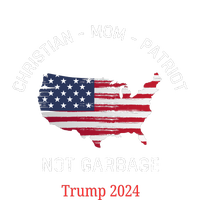 Garbage Donald Trump Maga Republican Mom Christian Patriot Tie-Dye T-Shirt