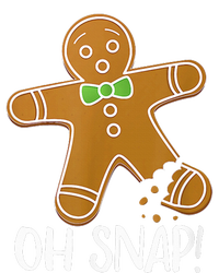 Oh Snap Gingerbread Man Cookie Broken Leg Cooling Performance Long Sleeve Crew