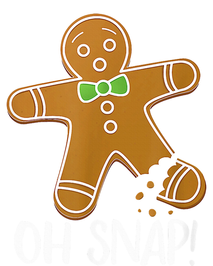 Oh Snap Gingerbread Man Cookie Broken Leg Cooling Performance Long Sleeve Crew