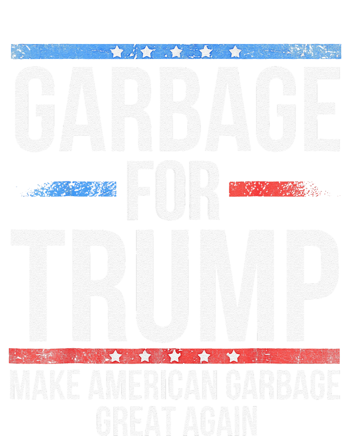 Garbage For Trump Make American Garbage Great Again Gift Women's Knotted Racerback Tank