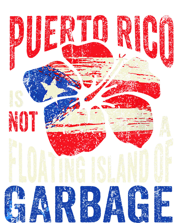 Puerto Rico Is Not A Floating Island Of Garbage Gift USA-Made Doggie Bandana