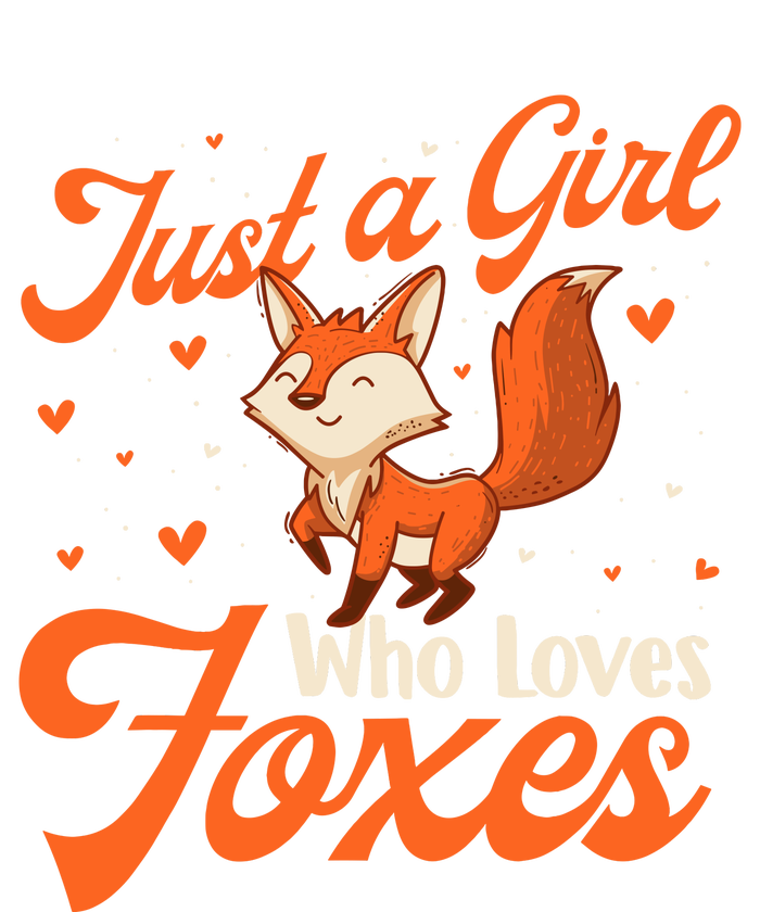 Just A Girl Who Loves Foxes Fox Lover Zookeeper Poster