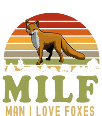 Man I Love Foxes Funny Milf Party Joke For Fox Lover Metallic Star Ornament