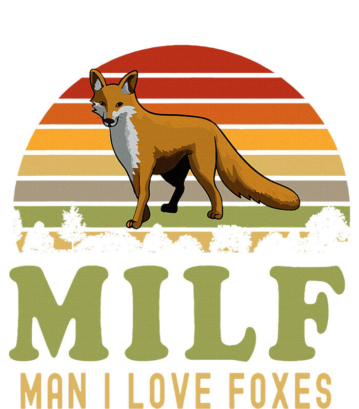 Man I Love Foxes Funny Milf Party Joke For Fox Lover Metallic Star Ornament