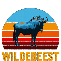 Retro Vintage Style Sunset Wildebeest Sustainable Knit Beanie