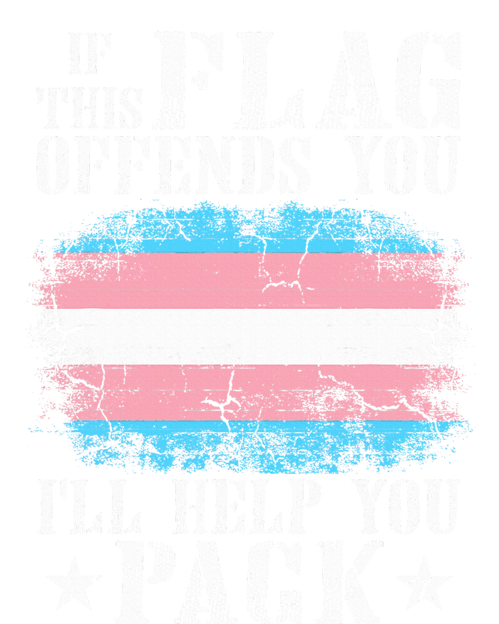 If This Flag Offends You Rainbow Pride Sweatshirt Cinch Pack Bag